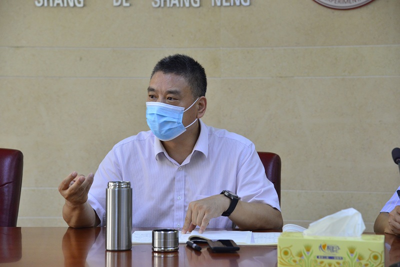 孙海峰校长对师生返校及疫情防控工作进行强调.JPG