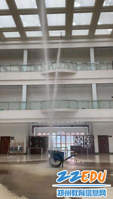 高压水炮灭火测试