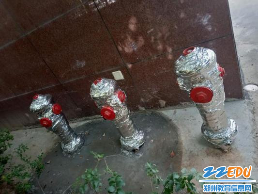 室外消防设施修整到位